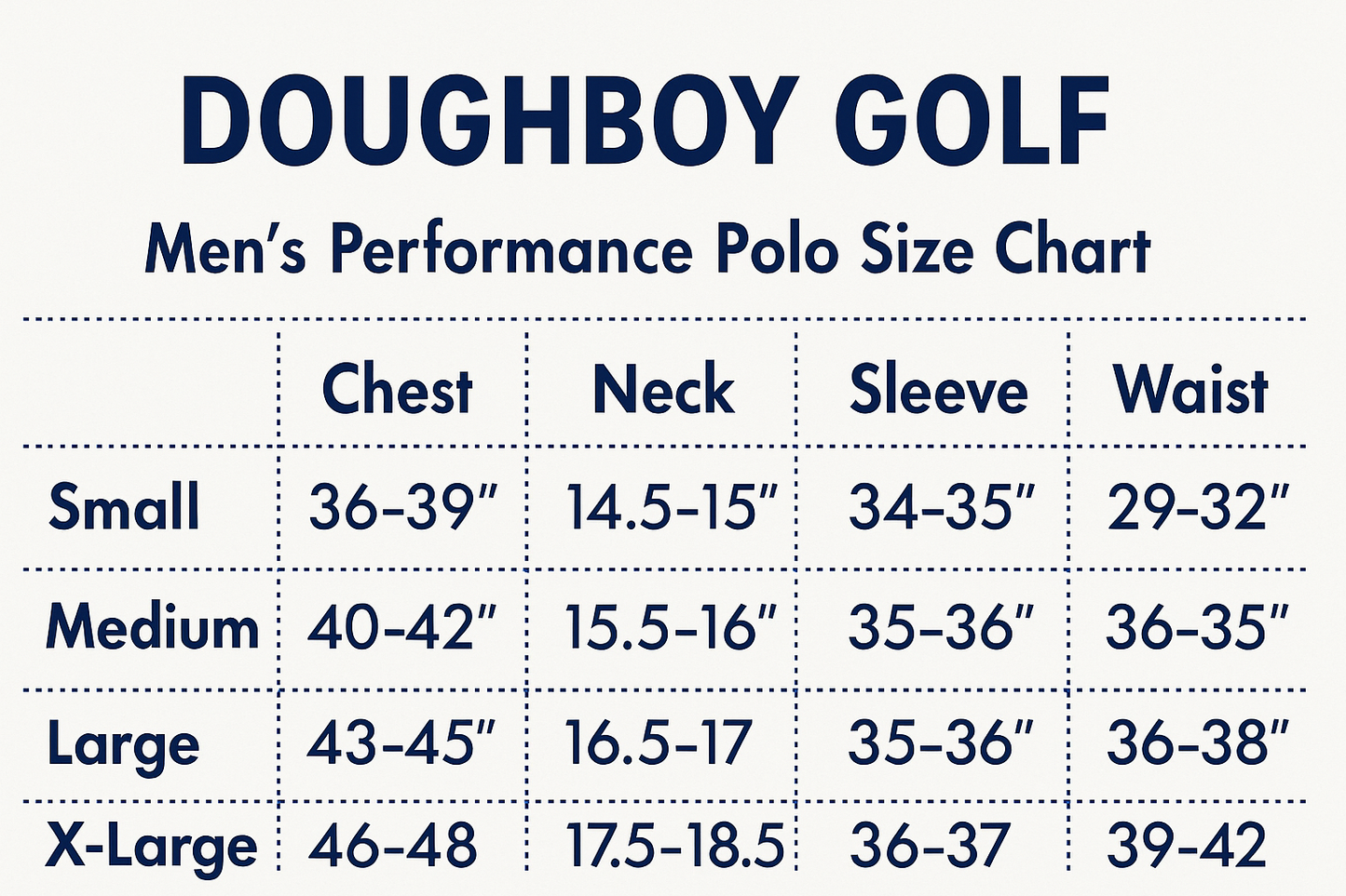 DOUGHBOY GOLF NAVY STRIPE POLO